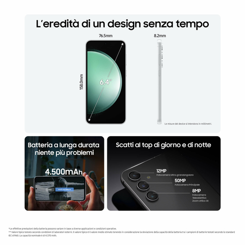 Samsung Galaxy S23 FE 128gb Graphite Enjoy First Class - immagine 7