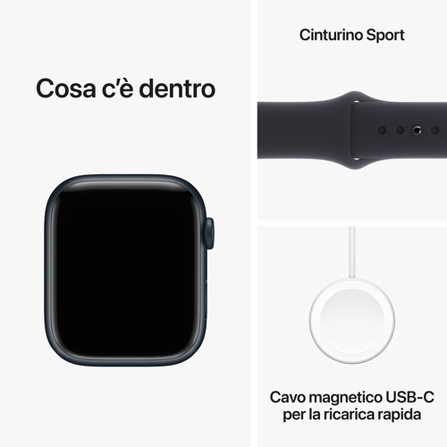 Apple Watch Series 9 45mm GPS Midnight Enjoy First Class (No cinturino) - immagine 10
